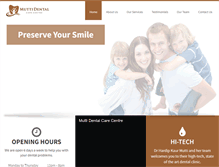 Tablet Screenshot of muttidental.com